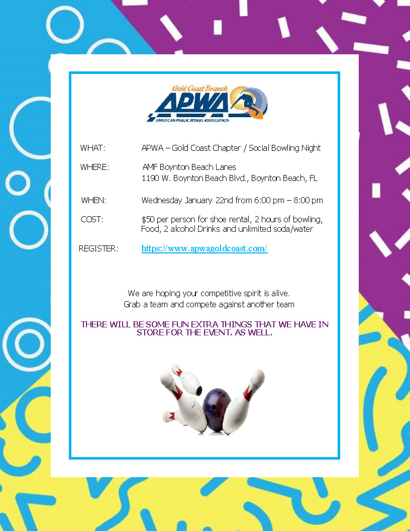 APWA – Gold Coast Chapter / Social Bowling Night Image