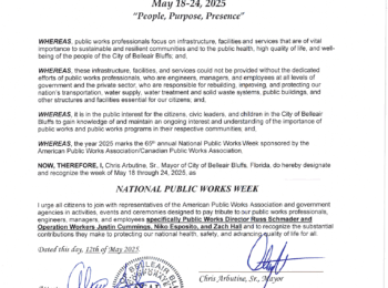 Photo for Public Works Proclamations 2025