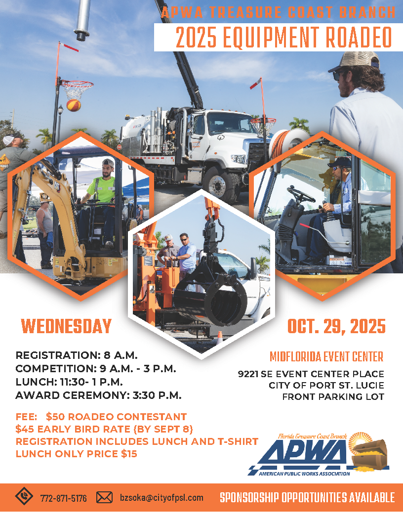 APWA Treasure Coast Branch Equipment Roadeo – APWA Florida Chapter